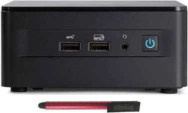 انتل مجموعة كمبيوتر صغير نوك 12 برو 2022 NUC12WSHi5، الجيل 12 12 كور i5-1240P، 32GB DDR4 RAM، 1TB PCIe SSD، واي فاي 6، ثاندربولت 4، ويندوز 10 برو، ذاكرة فلاش برواج 64GB (مطور)