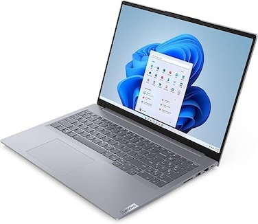 لينوفو لابتوب ثينك بوك 16 G8 بشاشة 16 انش FHD ومعالج انتل الترا 7-255H و64GB DDR5 RAM و4TB PCIe SSD وواي فاي 6 وبلوتوث 5.2 وكيبورد باضاءة خلفية وقارئ بصمة وويندوز 11 برو (مطور)