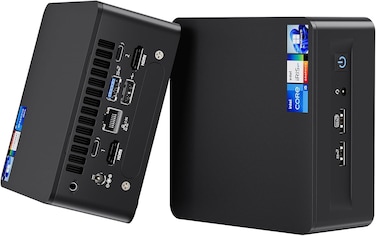 NENCHIN NUC 12 Pro Wall Street Canyon NUC12WSHi5 Mini PC, 12TH GEN Core i5-1240P, 12-Cores, 12MB Smart Cache, Upto 4.4 GHz Turbo, Iris Xe Graphics, 16GB RAM, 256GB SSD, Win 11 Pro(Upgraded)