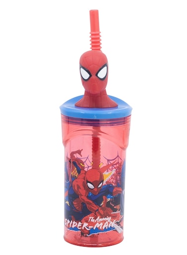 SpiderMan 3D Figurine Tumbler Water Bottle For Kids 360 ML