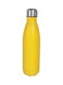 Vacuum Stainless Steel Hot And Cold Leak-Resistant Sports Drink Bottle For Indoor/Outdoor Use Yellow 350ml