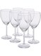 Svalka White Wine Glass Clear Glass Pack Of 6