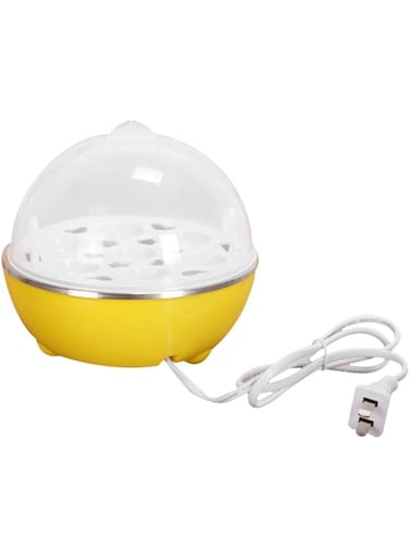 Multi-Function 7 Eggs Capacity Auto-off Electric Egg Cooker (Yellow)