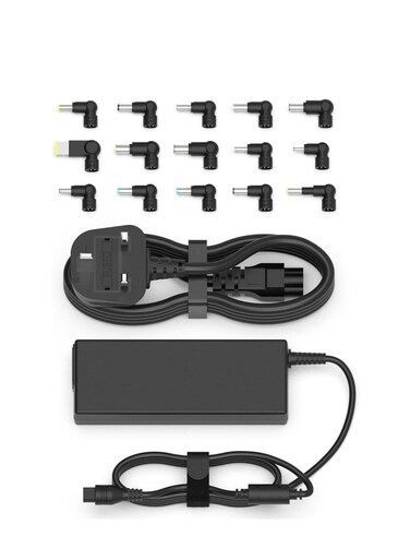 90W Universal Laptop Charger AC Power Adapter with 15 Tips Compatible with Lenovo HP Dell Acer Asus Samsung Sony Gateway Notebook Ultrabook Chromebook Power Cord