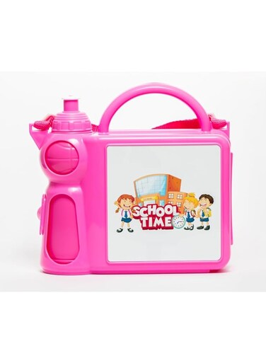 Kids Lunch Box School Time with water bottle