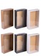 6pcs Bakery Boxes Paper Beautiful Cookie Disposable Cardboard Cupcake Containers Mini Cake Gift