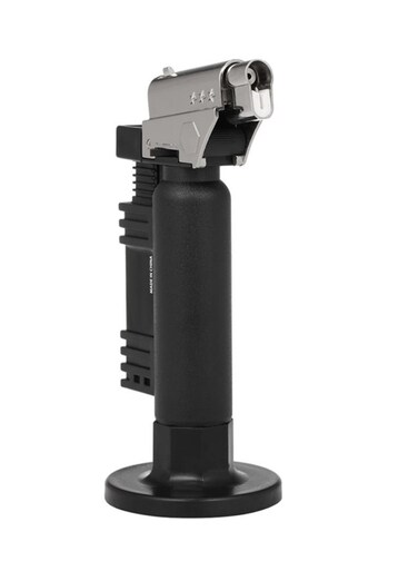Butane Torch Lighter with Refillable Gas   Adjustable Flame   Windproof &amp; High-Heat Precision   Multipurpose for Cooking, BBQ, Welding, and More