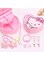AMERTEER Hello Kitty Jewelry Set &ndash; Cute Hello Kitty Accessories Kit for Girls, Premium Sanrio Jewelry Gifts, Ideal Hello Kitty Toys &amp; Birthday Presents, Charm Bracelet, Necklace &amp; Earrings Set