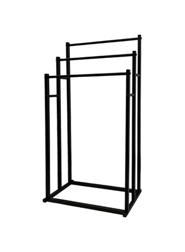 Peng General Towel Racks for Bathroom, 3 Tiers Metal Freestanding Towel Holder for Bath Storage &amp; Hand Towels, Blanket Holder, Next to Tub or Shower, Pool Towel Racks Outdoor (Black)
