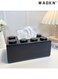 Creative Building Blocks with Spring Tissue Box Wall-mounted Perforation-free Paper Holder Bathroom Face Towel Box Organizer&iuml;&frac14;&circ;black&iuml;&frac14;&permil;
