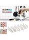 Granpay Spice Clips Spice Gripper Clips Strips Cabinet Holder - Spice Organizer Holds 20 Spice Jars - Pantry and Inside Cabinet Organization