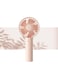 JISULIFE Handheld Fan, Portable Small Fan with 3 Speeds, USB Rechargeable Hand Fan, Personal Fan Battery Operate for Outdoor, Indoor, Commute, Office, Travel -Pink