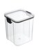 Airtight Food Storage Containers Set, Dry Food Plastic Canisters Storage Organization for Kitchen and Pantry, BPA Free Kitchen Canisters for Cereal, Rice, Plastic Grain Containers Storage Box (950ml)
