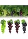 Excefore Artificial Grapes Set, 3 Pack Simulation Grapes Decorative Grapes Hanging Ornaments for Wedding Party Home Decoration Photo Props