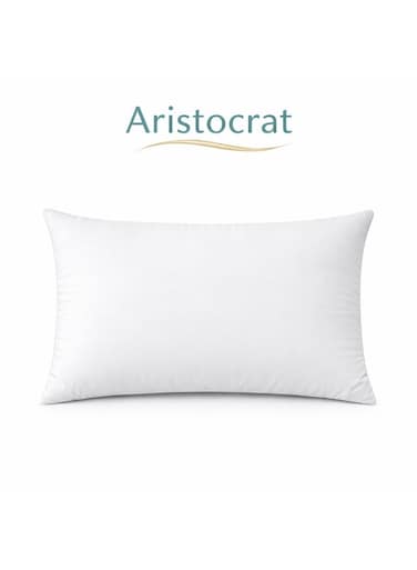 Cushion Filler 30x50 cm &acirc;&euro;&ldquo; Rectangular Lumbar Size, Hollow Siliconized Polyester Fiber Filling, Soft &amp; Supportive Non-Woven Cover, White Polyester White 30x50cm
