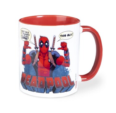 Deadpool Marvel (2 Thumbs) Red Inner Mug