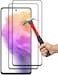 MUZZ Galaxy A73 5G 3D Curved Full Coverage Premium Scratch Resistance 5D Touch Tempered Glass Screen Protector For Samsung Galaxy A73 5G Black