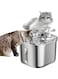 LBOYLOVE&reg;4 Set Cat Water Fountain Filter Replacement for Round 2L/67oz Stainless Steel Cat Fountain, ZEKIRY Pet Fountain Filter, Triple Filtration Replacement Filters