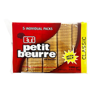 ETi Petit Beurre Classic Tea Biscuits with Milk 1000g