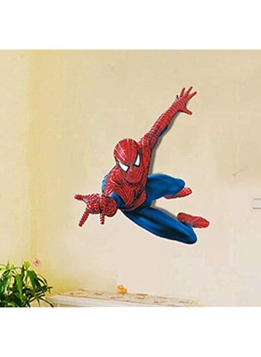 BPA Children Cartoon Wall Decals Removable Spiderman Wall Stickers