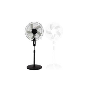 Adjustable Stand Fan with 3 Speed Settings, Wide Oscillation & Whisper Quiet Operation