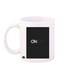 Phrase Printed Mug White/Black