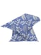 HOME Cotton Pillow Cover/Case Set (2 Pcs) - 18"x28" inches, Blue&amp;Cream