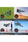RC Aeroplane &ndash; 2.4GHz Remote Control Fighter Plane, RTF Quadcopter Toy with Lights USB Charging