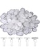 80 Sets Self-Adhesive Ceiling Hooks for Hanging Removable Transparent Wall Hanger Sticky Ceiling Hooks Damage-Free No-Drill Ceiling Discs for Party Wedding Festivals Decor (Style1, One size)