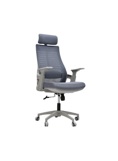 rgonomic Office Chair, Computer Desk Chair,Mesh Back,Strong Structure,Smooth lumbar support with adjustable Height GREY