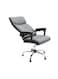 Ergonomic Office Chair, Computer Desk Chair,Fabric Material,Strong Structure,Smooth lumbar support with adjustable Height GREY