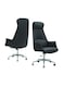 Executive Ergo Chair Modern Luxury design with adjustable height modern pu leather 360 swivel and tilt suit table for office  computer chair  office chair  boss chair  gaming chair BLACK