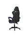 Racing Gaming Chair, Adjustable Office Chair With Footrest, Ergonomic Design, Computer Chair, Desk Chair Tilt Mechanism, Headrest, Lumbar Support, 150 Kg Weight Capacity, BLUE and BLACK