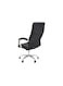 Office Chair With High Back Large Seat And Desk Chair Tilt Function Executive Swivel Computer Chair Pu BLACK