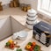 10 PCS Enamel Casserole Set with Lids, Marble Finish, Food Safe, Multi Size Cooking Pot Set