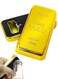 Bar Bottle Opener - Magnetic Fridge Opener with Luxurious Gold Brick Design, Durable Metal Tool for Home, Kitchen, or Bar Accessories