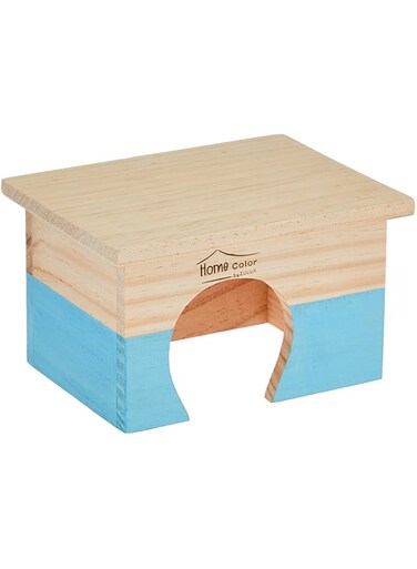 Zolux Rectangular Home Color Wooden House - Small/Blue
