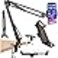 Universal Overhead Camera Mount with Phone Holder for Recording and Streaming