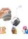 Pet Bath Brush Comb, 2PCS Dog Cat Shampoo Brush with Soap Dispenser, 3-in-1 Dog Soap Dispenser with Soft Silicone Bristle, Cat Bathing Supplies for Long Short Haired Dogs Cats Shower