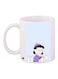 Printed Ceramic Coffee Mug Multicolour