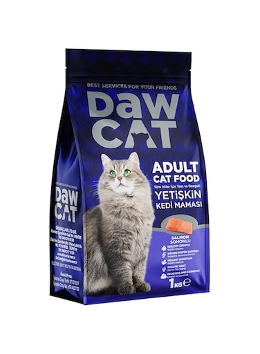 DawCat Adult Cat Food With Salmon 1 Kg