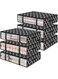 6 Pack Storage Bags, Clothes Storage, Under bed Storage Containers With Durable Handles, Large Capacity Storage Bins, Foldable Storage Organizers For Clothes, Bedding and Toys (32-04-6p)