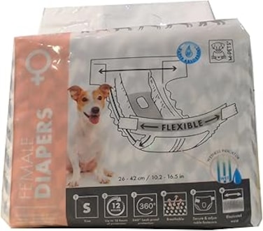 M-PETS Female Dog Diapers S 10 Pack
