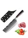 Cleaver Knife 7 Inch, High Carbon Steel Chopper Knives Kitchen with Pakkawood Handle, Asian Nakiri Vegetable Meat Chef Knife (7 inch Cleaver knife)
