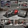 Hypercar Engine Alarm Clock Red with Light Sound &amp; Water Mist Effects, Zinc Alloy Die-Cast Car Clock, Openable Doors &amp; Hood, Pull Back Action, Desk Clock for Home, Office &amp; Car Enthusiasts