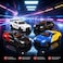 Hypercar Engine Alarm Clock Red with Light Sound &amp; Water Mist Effects, Zinc Alloy Die-Cast Car Clock, Openable Doors &amp; Hood, Pull Back Action, Desk Clock for Home, Office &amp; Car Enthusiasts