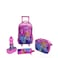 5-in-1 Kids School Rolling Backpack Set with Lunch Bag, Pencil Case, Lunch Box &amp; Water Bottle

