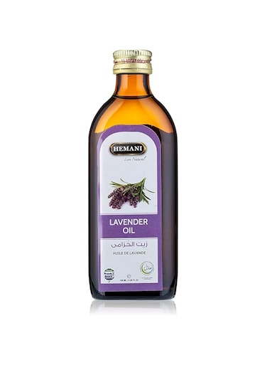 Hemani Lavender Oil, 150ml - 100% Pure &amp; Natural - for Helps in distressing and promotes sleep, essential oils for soothing massage