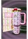 40oz Stainless Steel Insulated Tumbler with Straw &acirc;&euro;&ldquo; Leakproof Lid, Hot 16H/Cold 24H, Slim Base, Dishwasher Safe Travel Mug