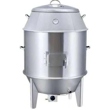 Mandi Oven Stainless Steel Gas &amp; Charcoal BBQ Smoker for Chicken and Meat - 80cm x 135cm (3300W)

